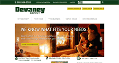 Desktop Screenshot of devaneyenergy.com